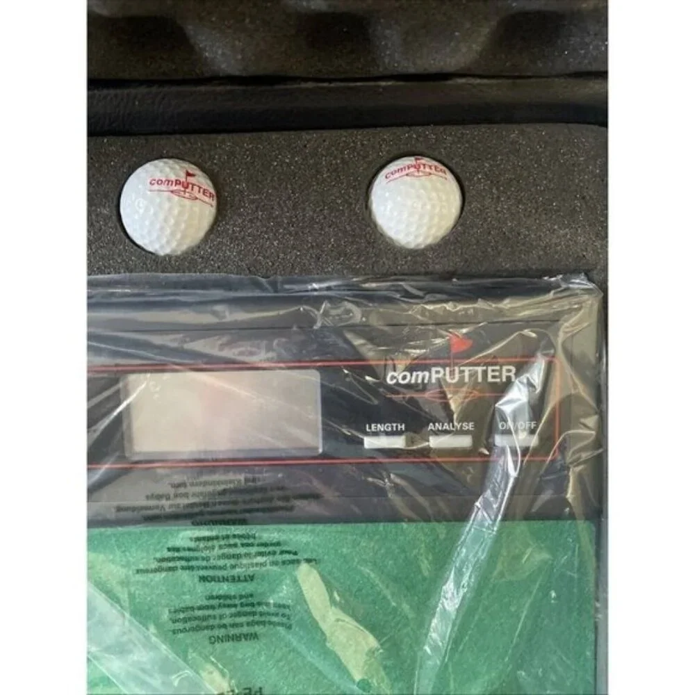 Golf Training Set With Digital Analyzer Case Manual & Accessories ComPutter